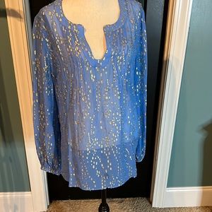 EUC XL SILK LILLY Pulitzer top
